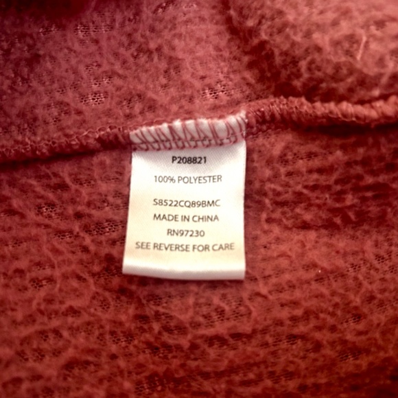 Pink sherpa fleece pant set with butterflies - Picture 10 of 10